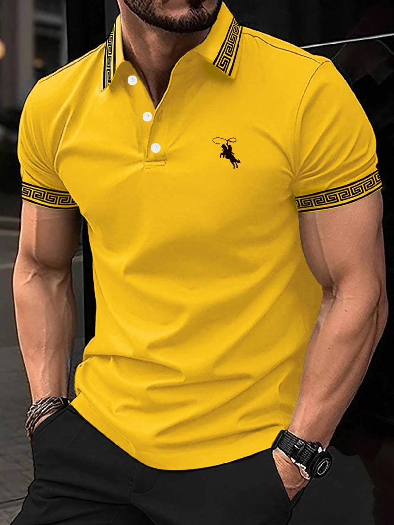 The new men's short-sleeved PO - Polo Shirt Pique review and price